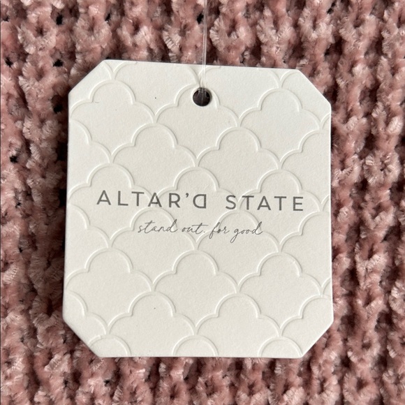 Altar'd State Mauve Knit Sweater - Picture 3 of 8